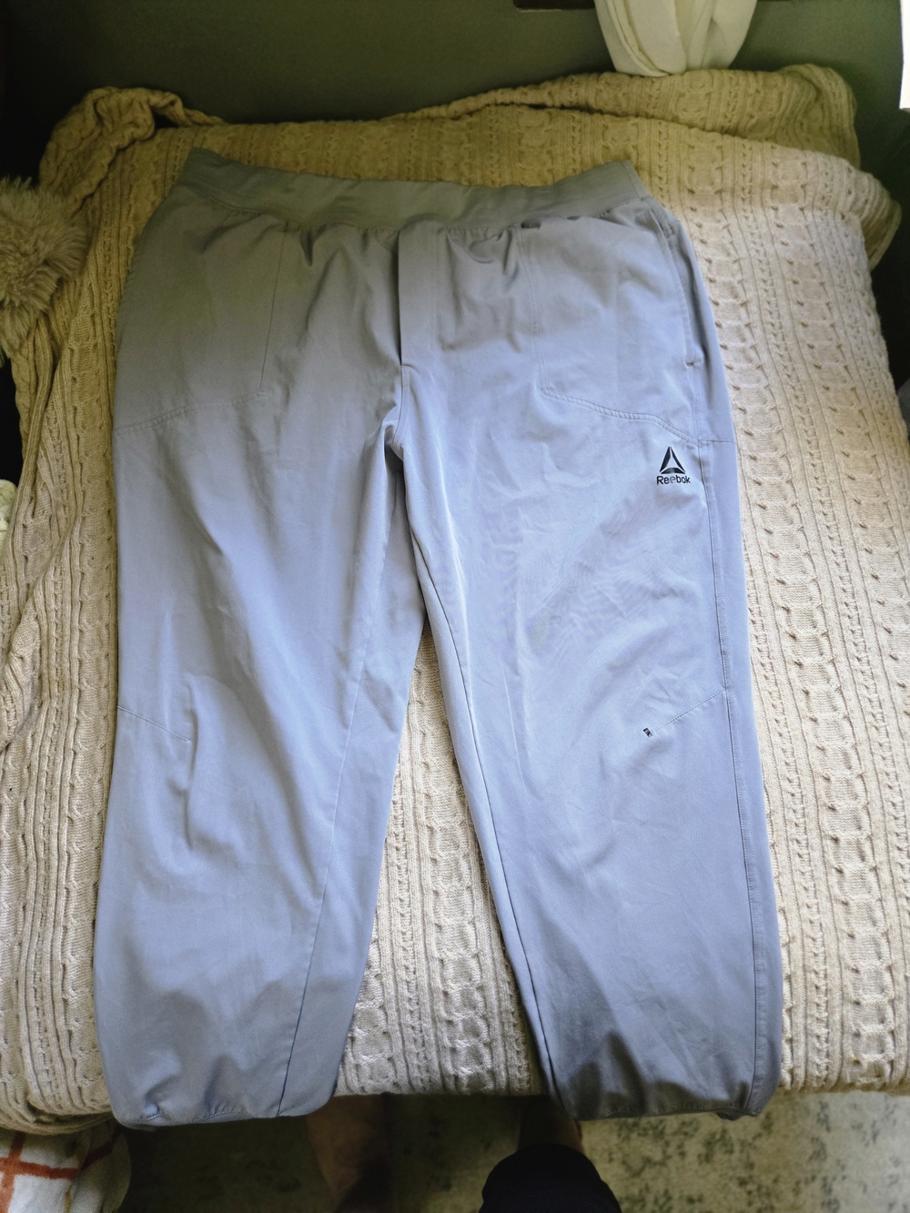 Plus Size Reebok Women’s Light Gray Jogger